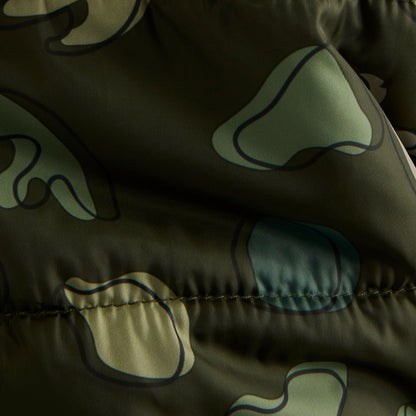 Dark Khaki - Lifestyle - Regatta Childrens-Kids Penrose Splodge Quilted Puddle Suit