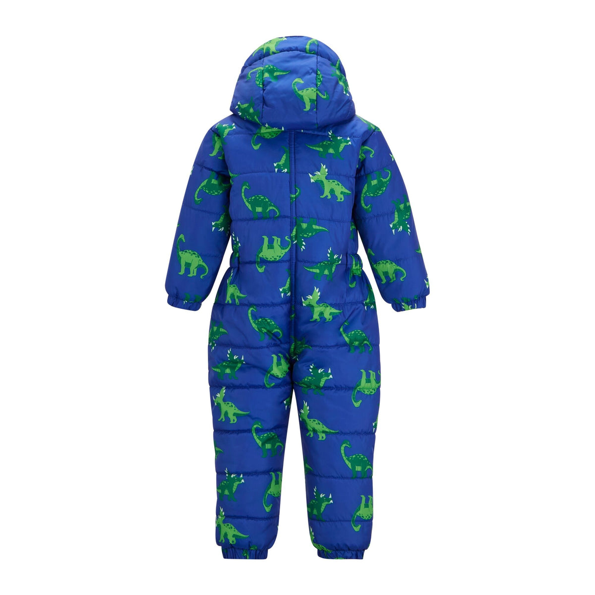 Olympian Blue - Back - Regatta Childrens-Kids Penrose Dinosaur Quilted Puddle Suit