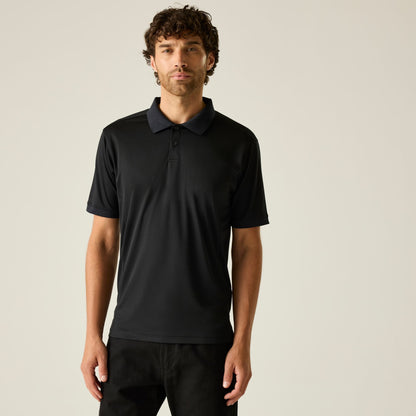 Black - Lifestyle - Regatta Professional Unisex Adult Pique Polo Shirt