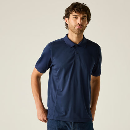 Navy Blue - Pack Shot - Regatta Professional Unisex Adult Pique Polo Shirt