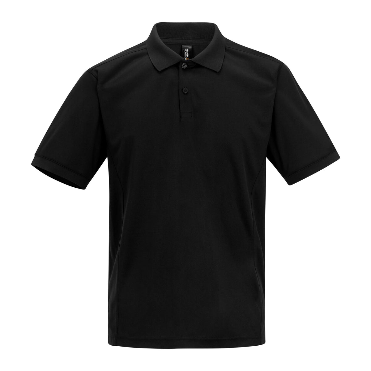Black - Front - Regatta Professional Unisex Adult Pique Polo Shirt