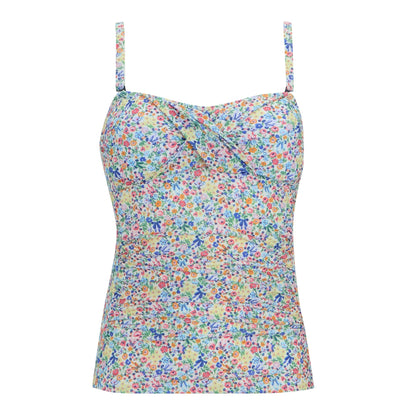 Cream - Front - Regatta Womens-Ladies Cath Kidston Harmony Ditsy Tankini Top