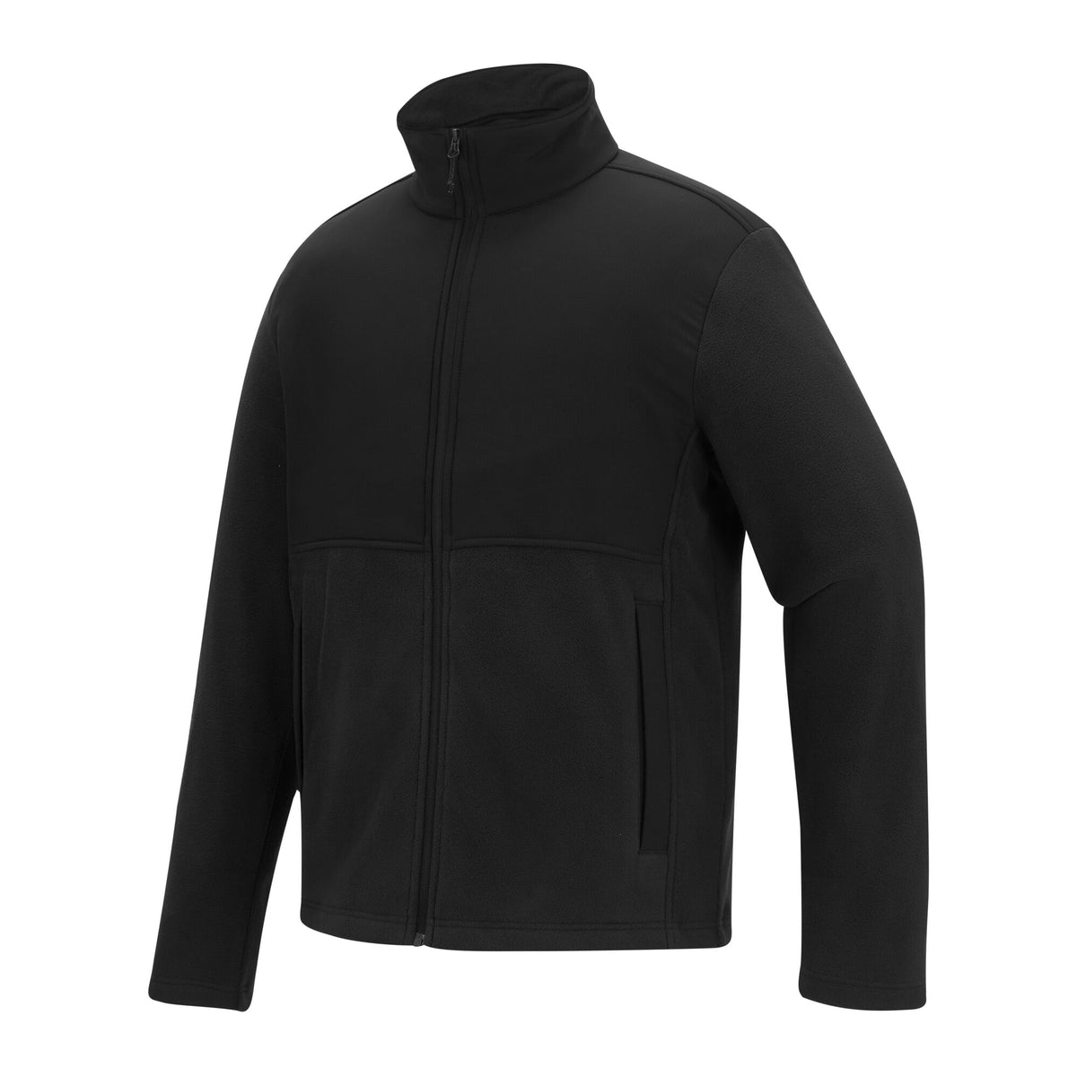 Black - Side - Regatta Unisex Adult Recycle.Me Fleece Jacket
