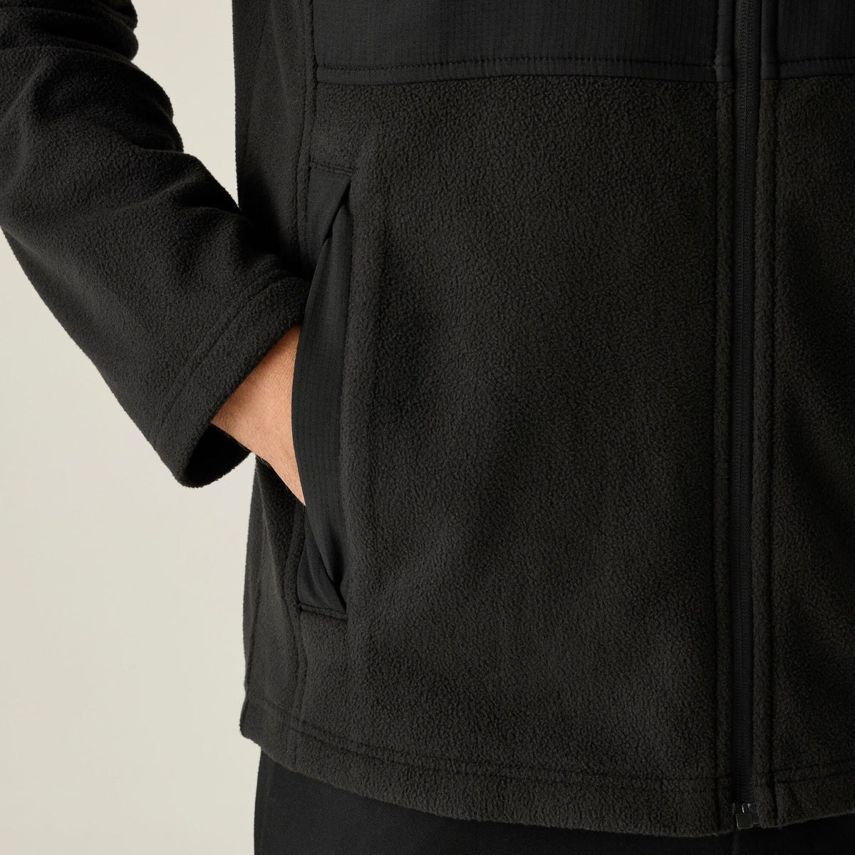 Black - Lifestyle - Regatta Unisex Adult Recycle.Me Fleece Jacket
