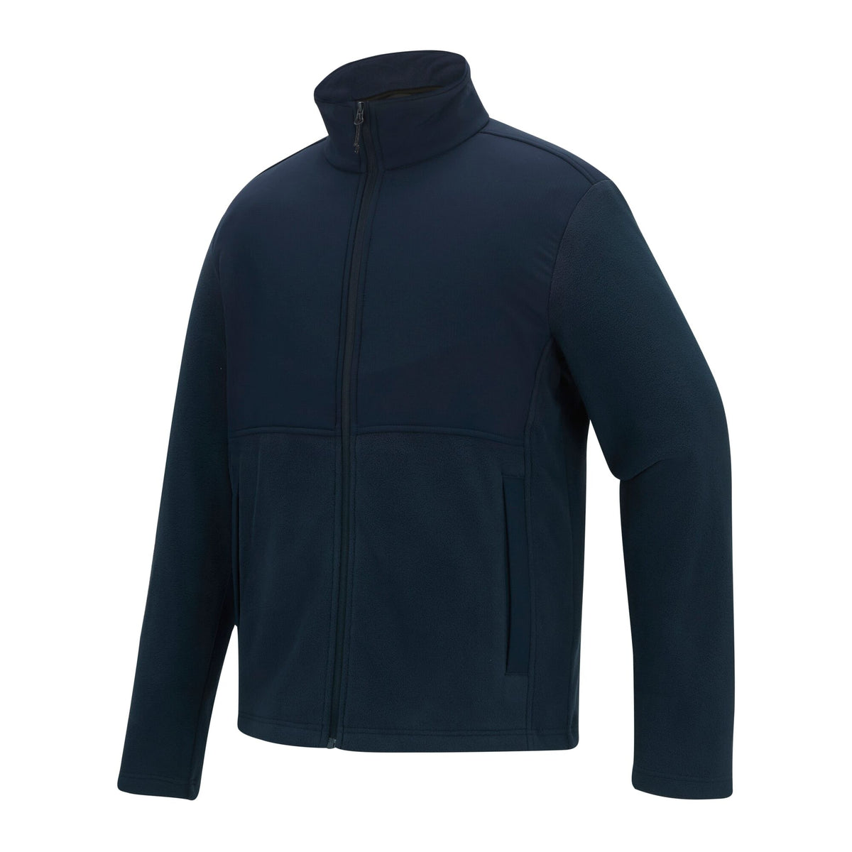 Navy - Side - Regatta Unisex Adult Recycle.Me Fleece Jacket