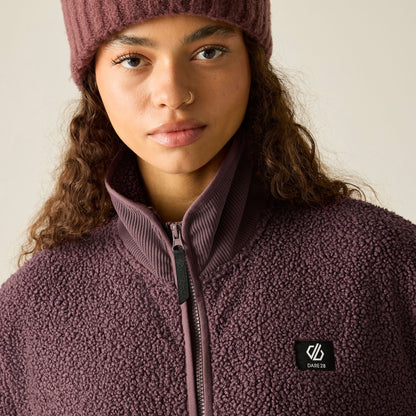 Huckleberry - Pack Shot - Dare 2B Womens-Ladies Zephyr Borg Fleece Jacket