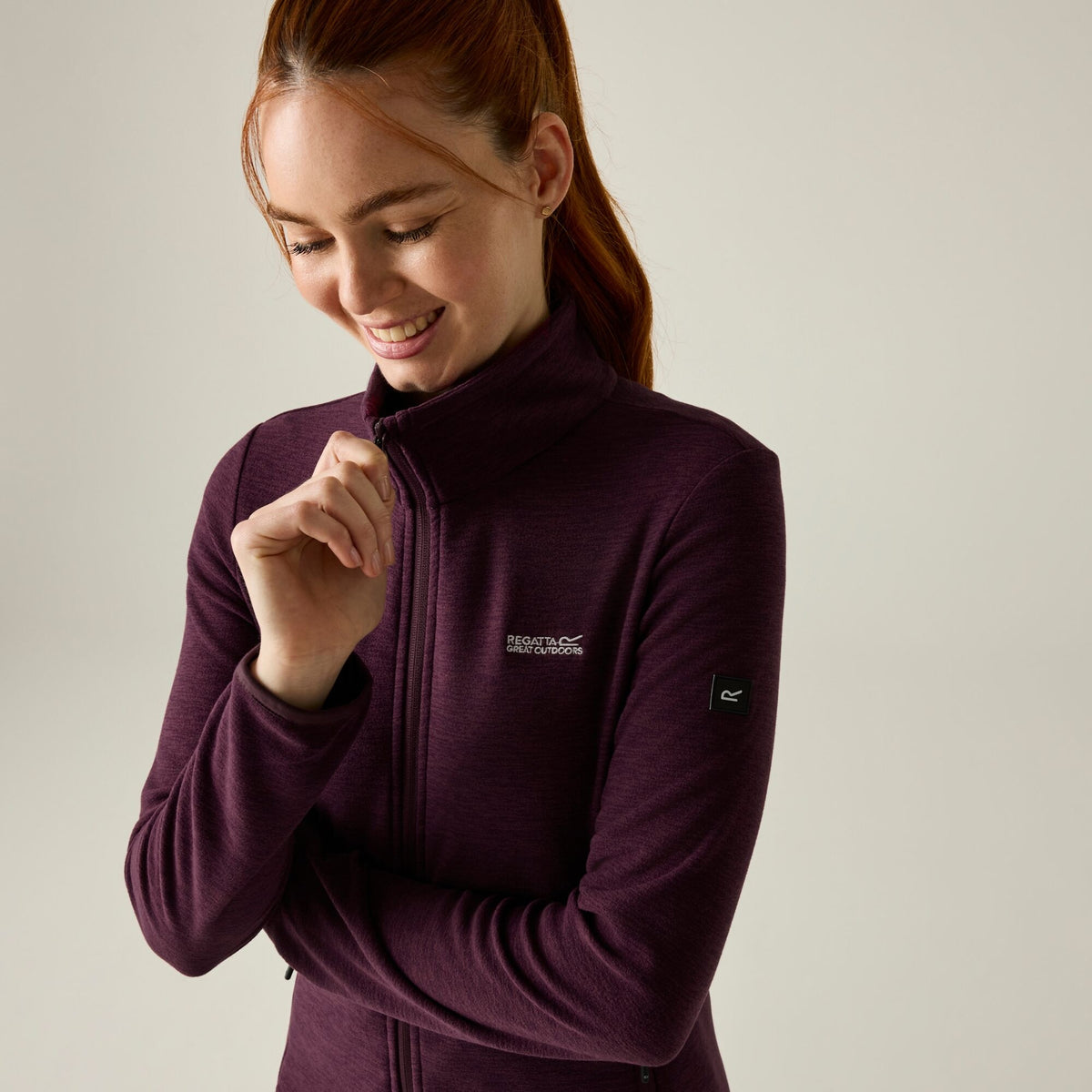Fig - Pack Shot - Regatta Womens-Ladies Harrow Fleece Jacket