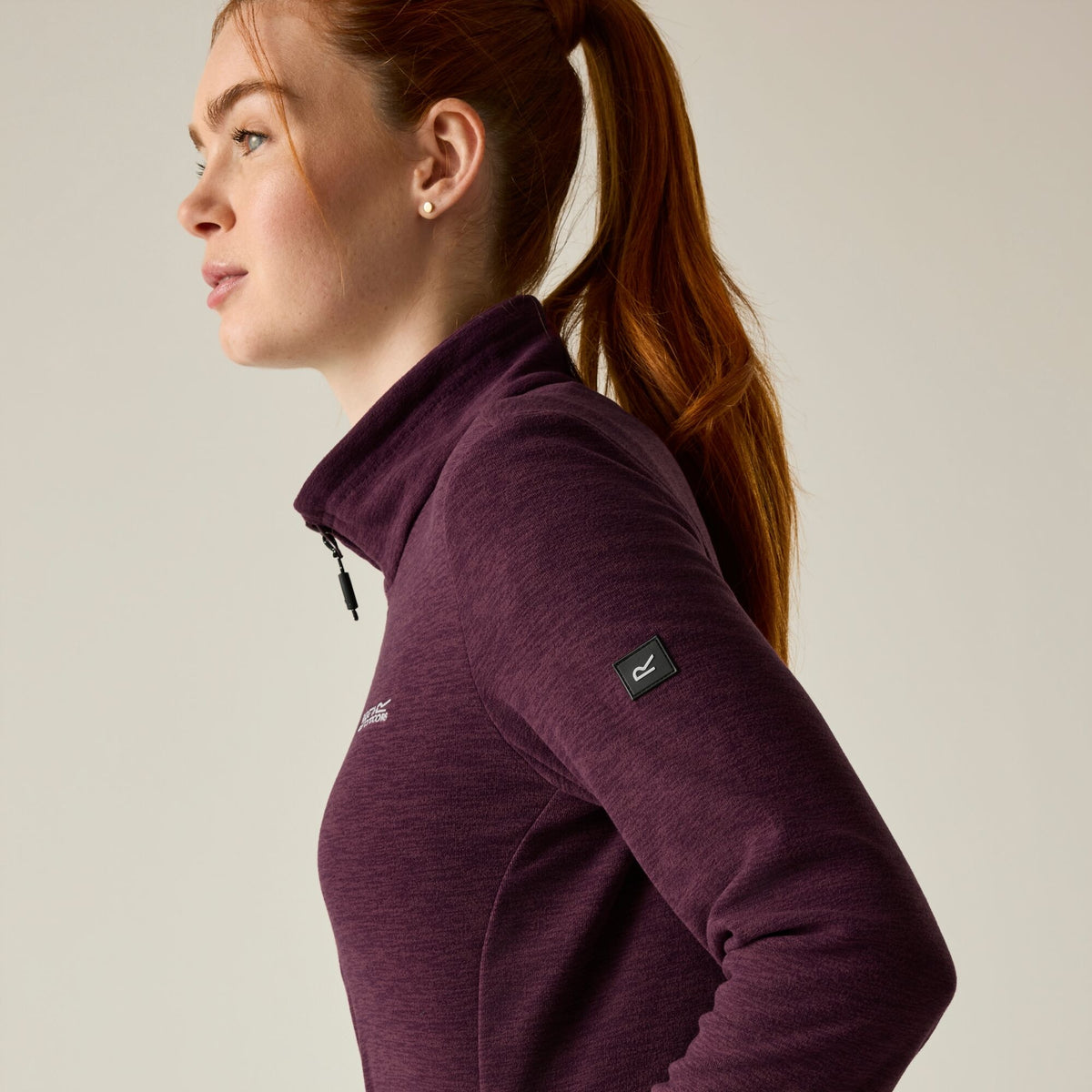 Fig - Close up - Regatta Womens-Ladies Harrow Fleece Jacket