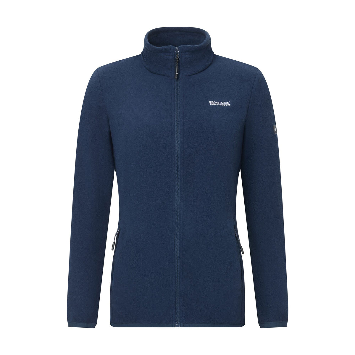 Navy Solid - Front - Regatta Womens-Ladies Harrow Fleece Jacket