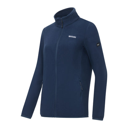 Navy Solid - Side - Regatta Womens-Ladies Harrow Fleece Jacket