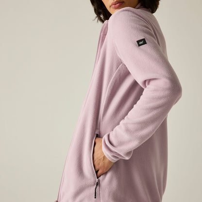 Powder Lilac - Pack Shot - Regatta Womens-Ladies Harrow Fleece Jacket