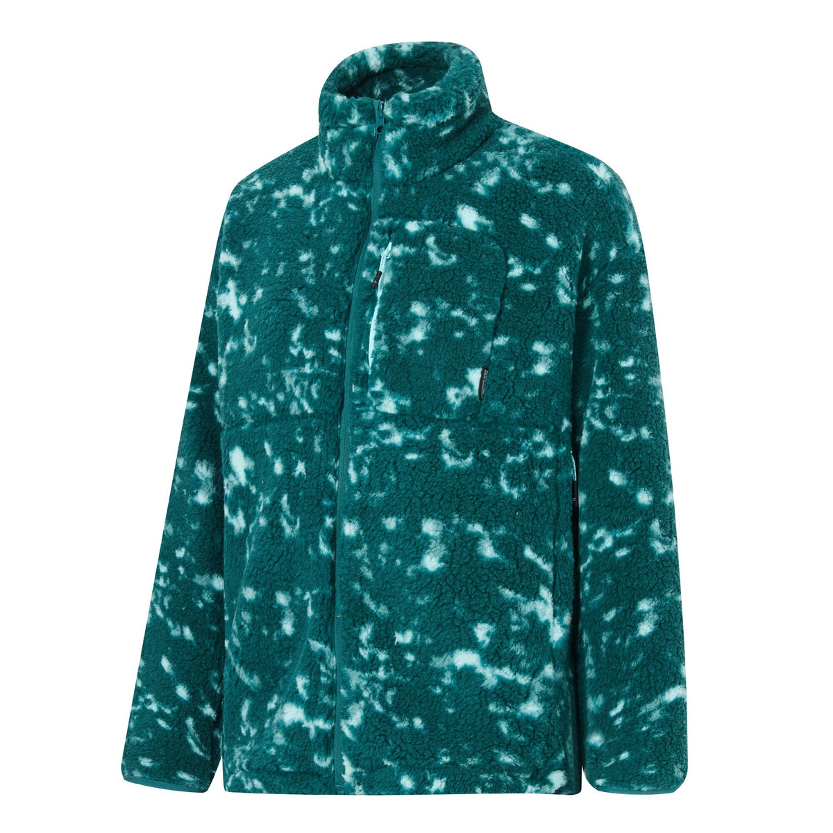 Mediterranea - Side - Regatta Womens-Ladies Roswind Brush Stroke Water Resistant Fleece Jacket