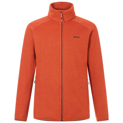 Rooibos Tea-Black - Front - Regatta Mens Rike Full Zip Fleece Jacket