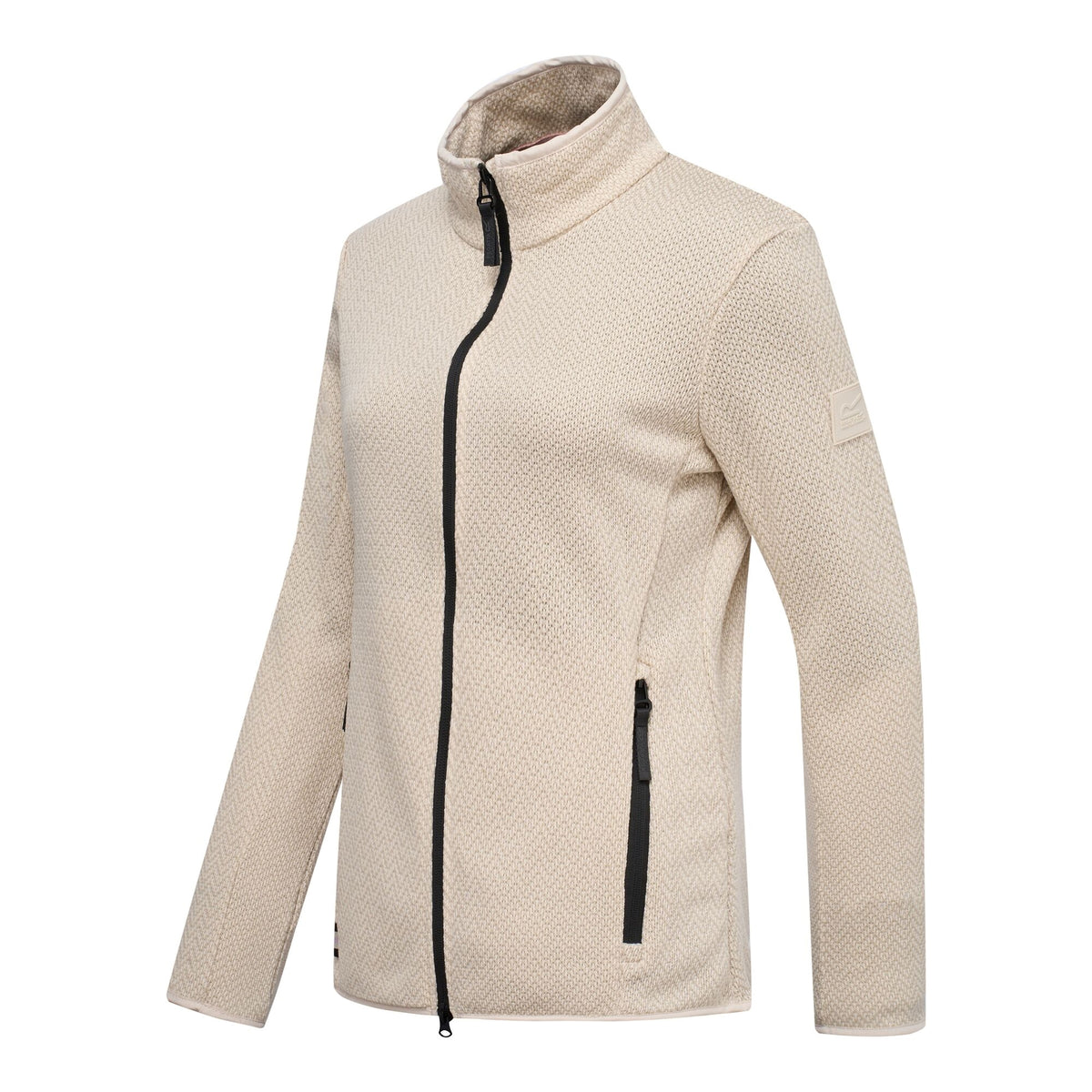 Light Vanilla-Moonbeam - Side - Regatta Womens-Ladies Elzie Fleece Jacket
