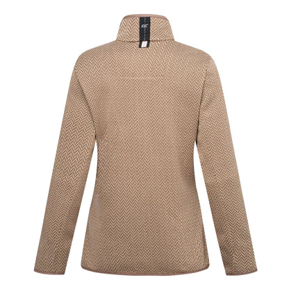 Mocha-Soft Taupe - Back - Regatta Womens-Ladies Elzie Fleece Jacket
