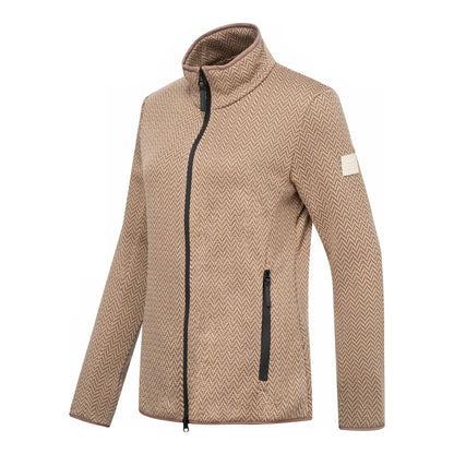 Mocha-Soft Taupe - Side - Regatta Womens-Ladies Elzie Fleece Jacket