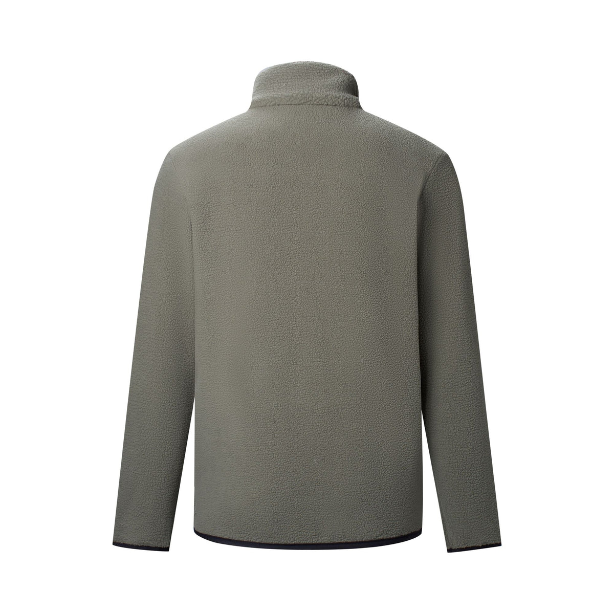 Smokey Olive-Dark Khaki - Back - Regatta Mens Frankie Colour Block Borg Fleece Jacket