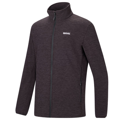 Black Marl - Side - Regatta Mens Harrow Full Zip Fleece Jacket