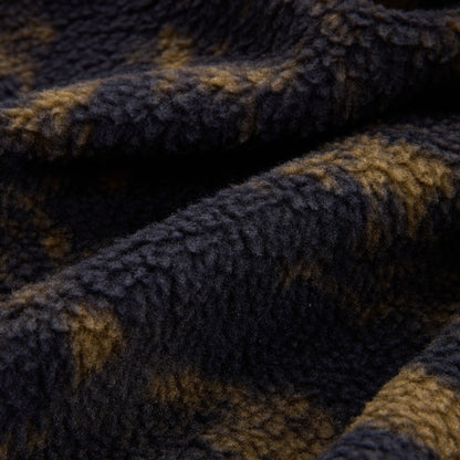 Black - Lifestyle - Regatta Mens Printed Textured Fleece Jacket