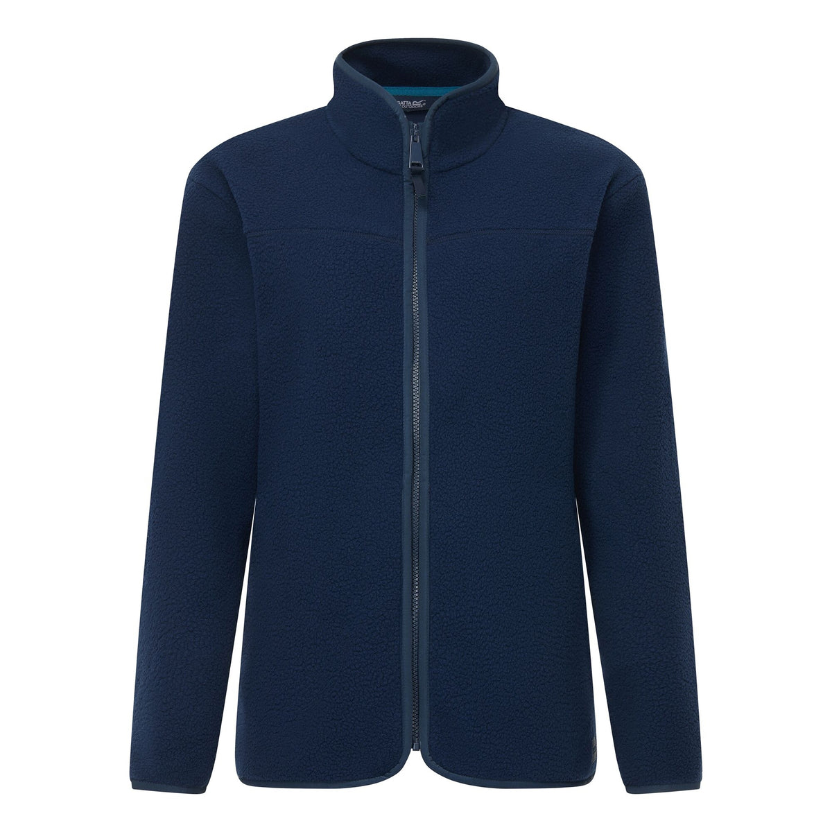 Navy - Front - Regatta Womens-Ladies Frankie Borg Full Zip Fleece Jacket