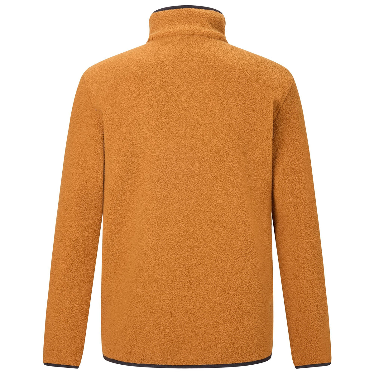Rich Tan-Black - Back - Regatta Mens Frankie Borg Fleece Jacket