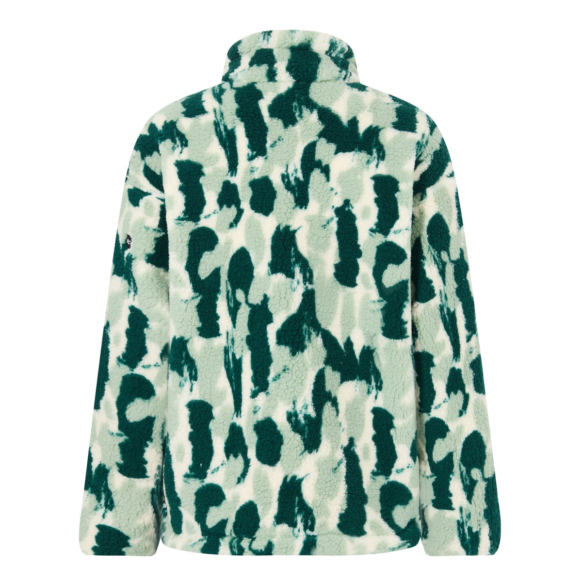Deep Pine - Back - Regatta Womens-Ladies Roswind Brush Stroke Water Resistant Fleece Jacket