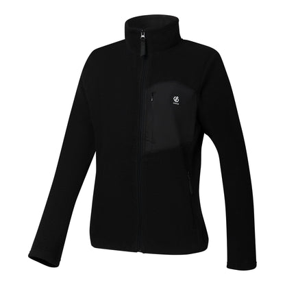 Black - Side - Dare 2B Womens-Ladies Excursion Fleece Jacket