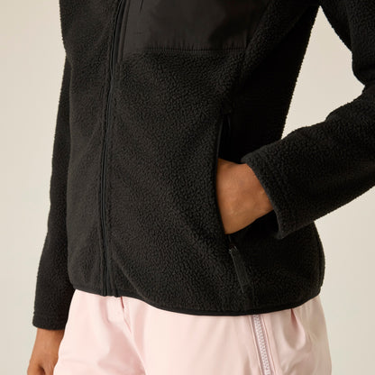 Black - Pack Shot - Dare 2B Womens-Ladies Excursion Fleece Jacket