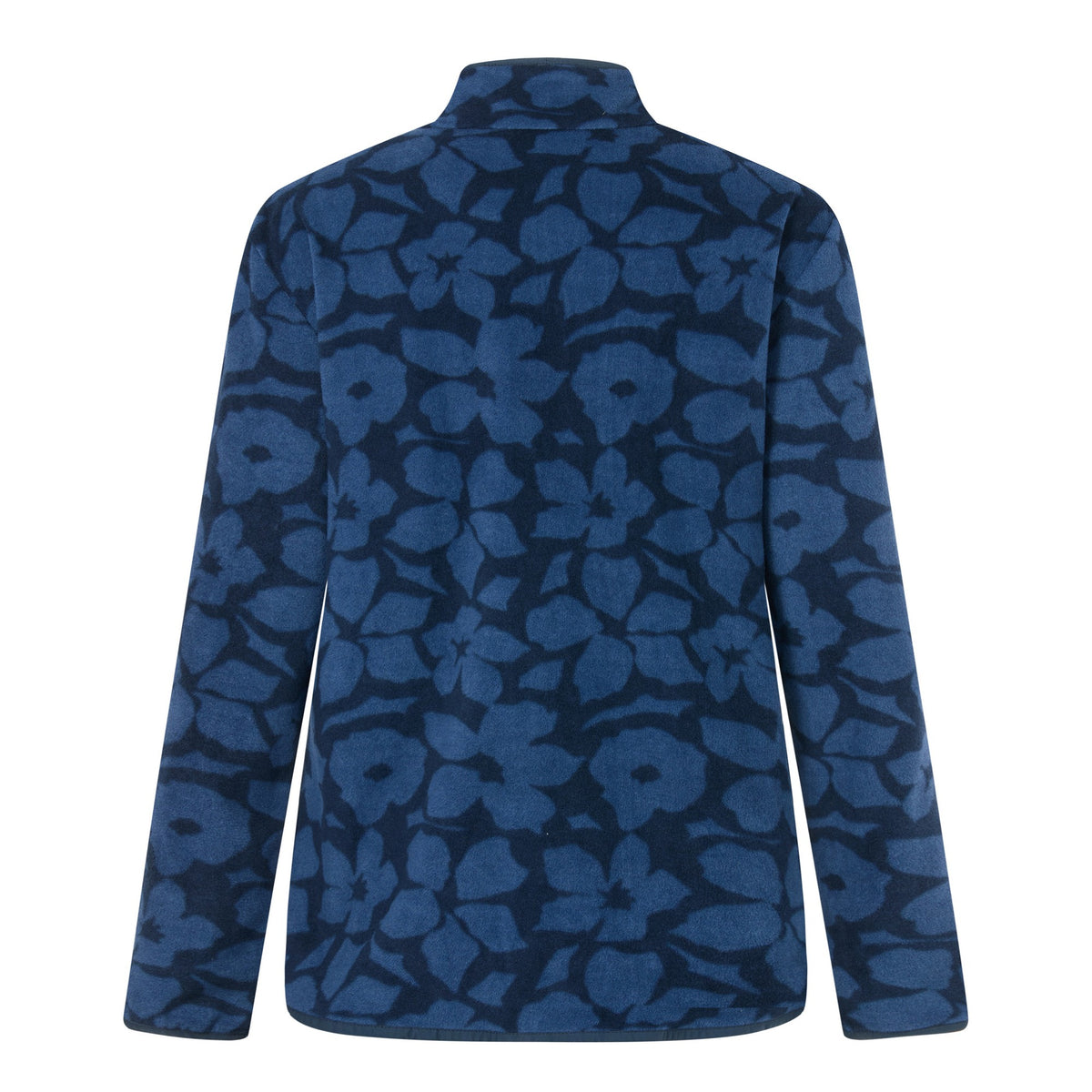 Navy - Back - Regatta Womens-Ladies Frankie Shadow Flower Full Zip Fleece Jacket