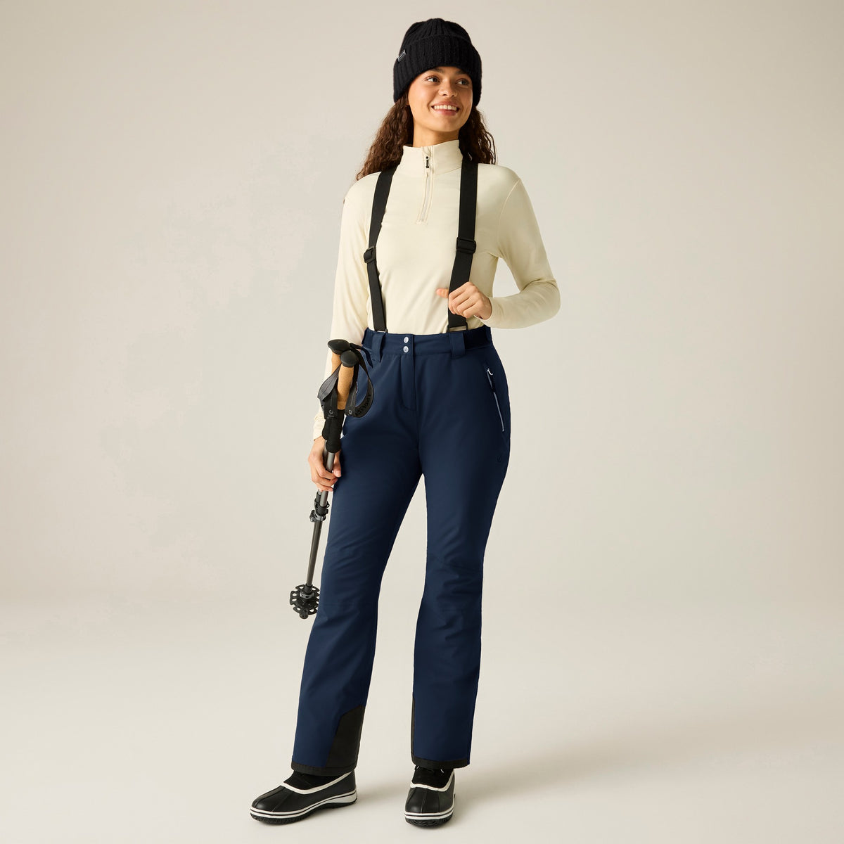 Navy - Lifestyle - Dare 2B Womens-Ladies Effused III Ski Trousers