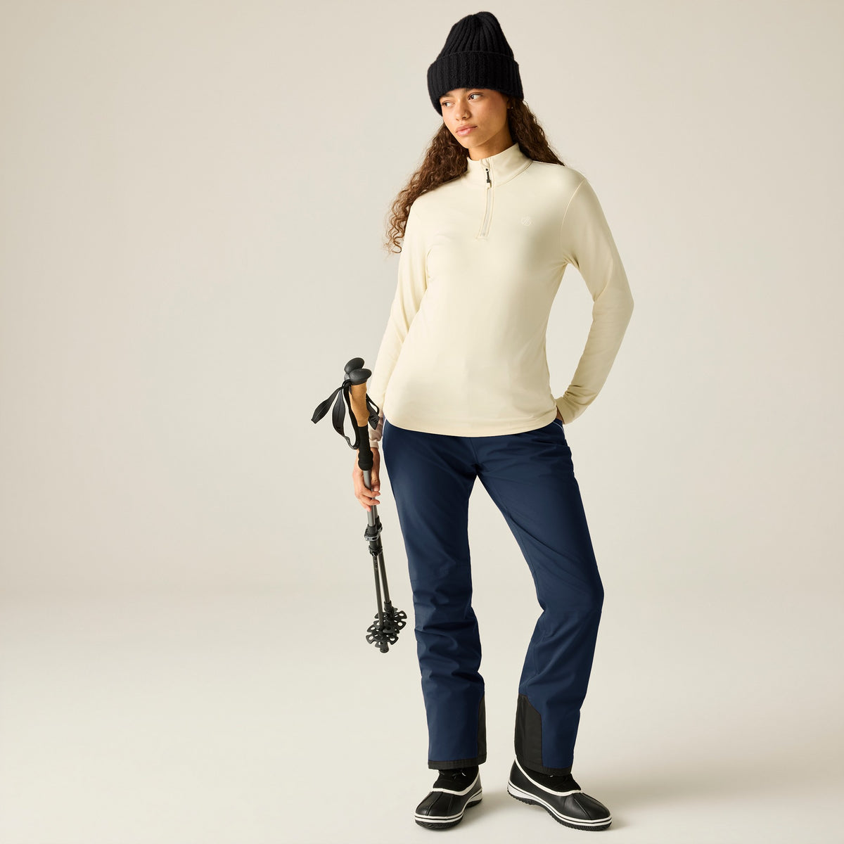 Navy - Pack Shot - Dare 2B Womens-Ladies Effused III Ski Trousers
