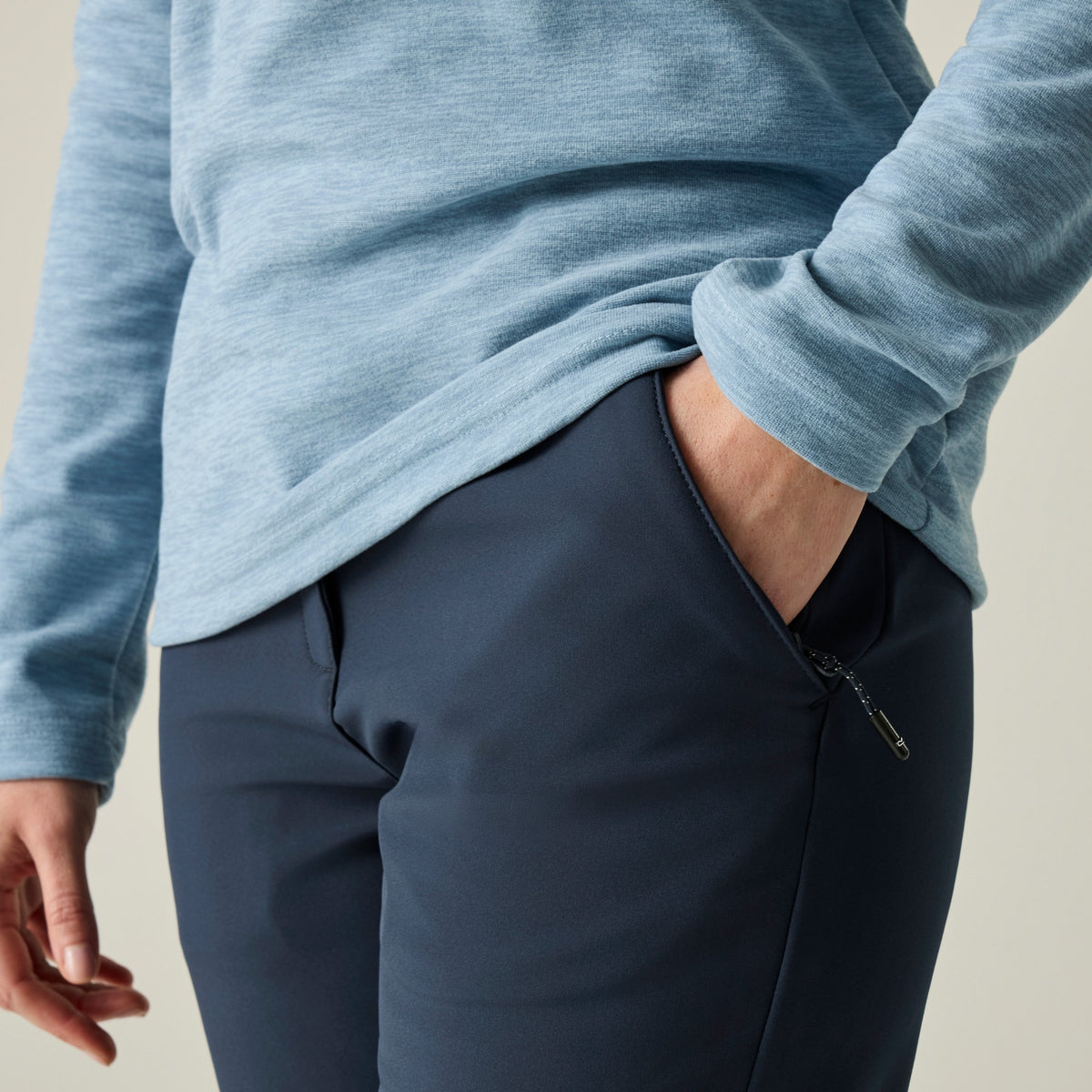 Navy - Lifestyle - Regatta Womens-Ladies Fenton Trousers