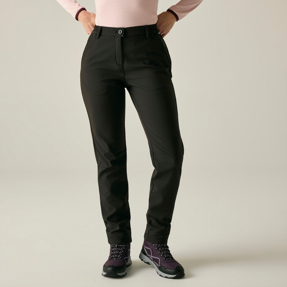 Black - Lifestyle - Regatta Womens-Ladies Fenton Trousers