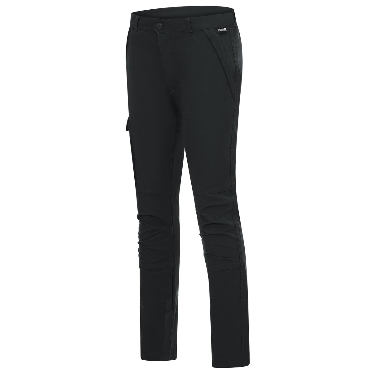 Black - Side - Regatta Childrens-Kids Tech Mountain Trousers