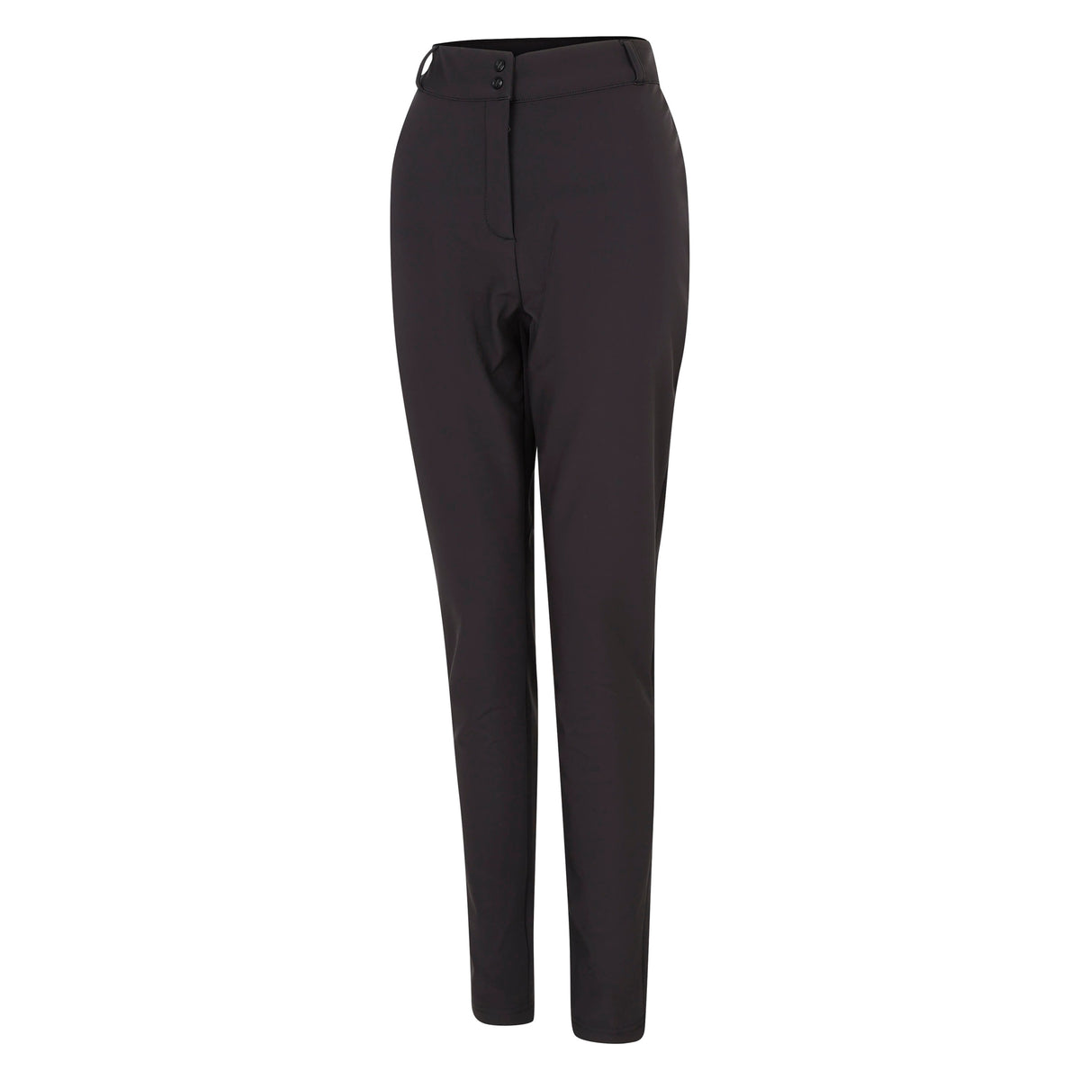 Black - Side - Dare 2B Womens-Ladies Sleek IV Softshell Trousers