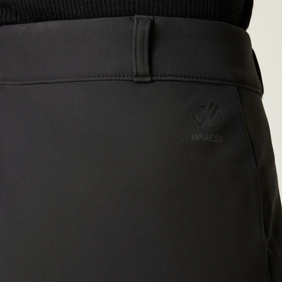 Black - Lifestyle - Dare 2B Womens-Ladies Sleek IV Softshell Trousers