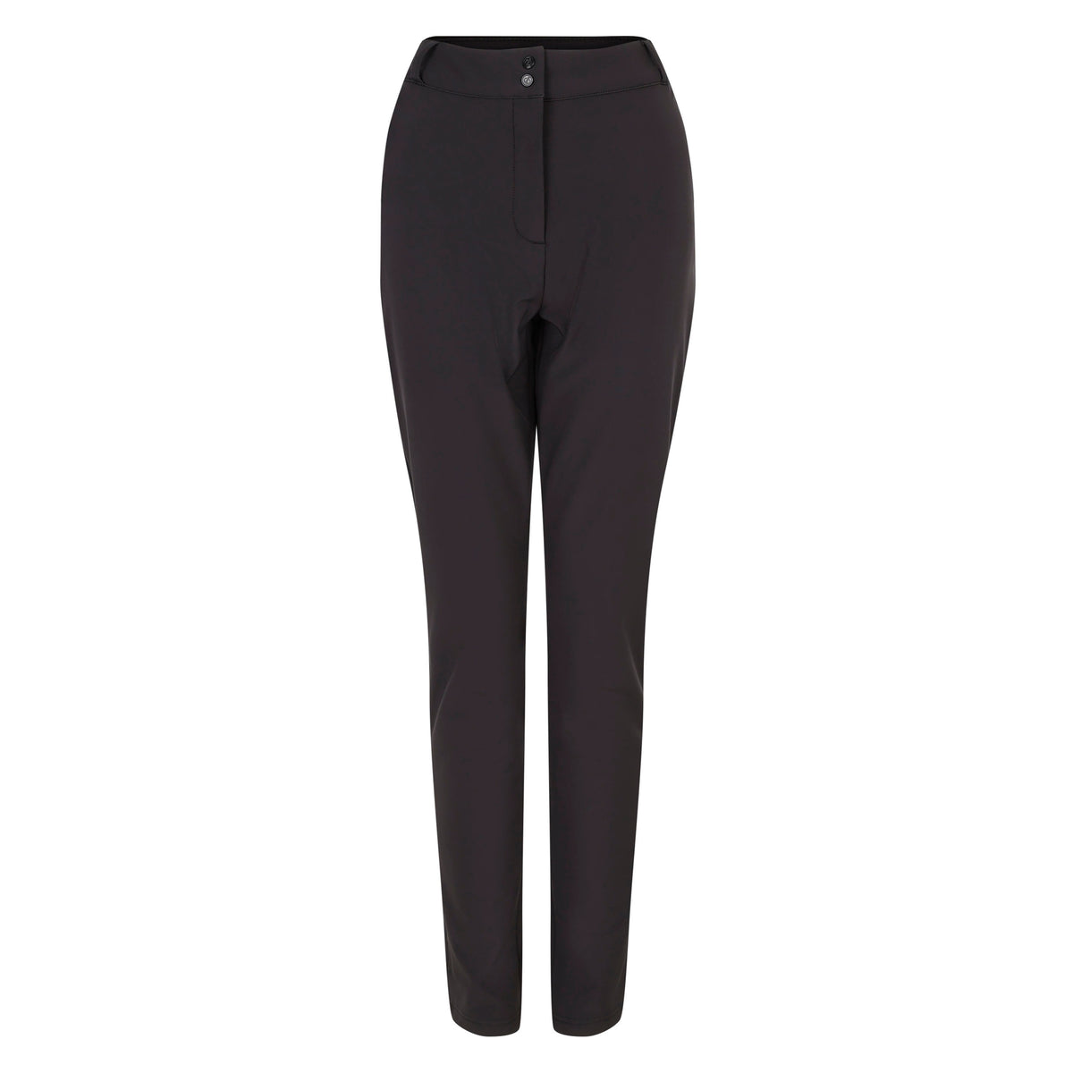 Black - Front - Dare 2B Womens-Ladies Sleek IV Softshell Trousers
