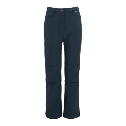 Navy - Front - Regatta Childrens-Kids Softshell Trousers