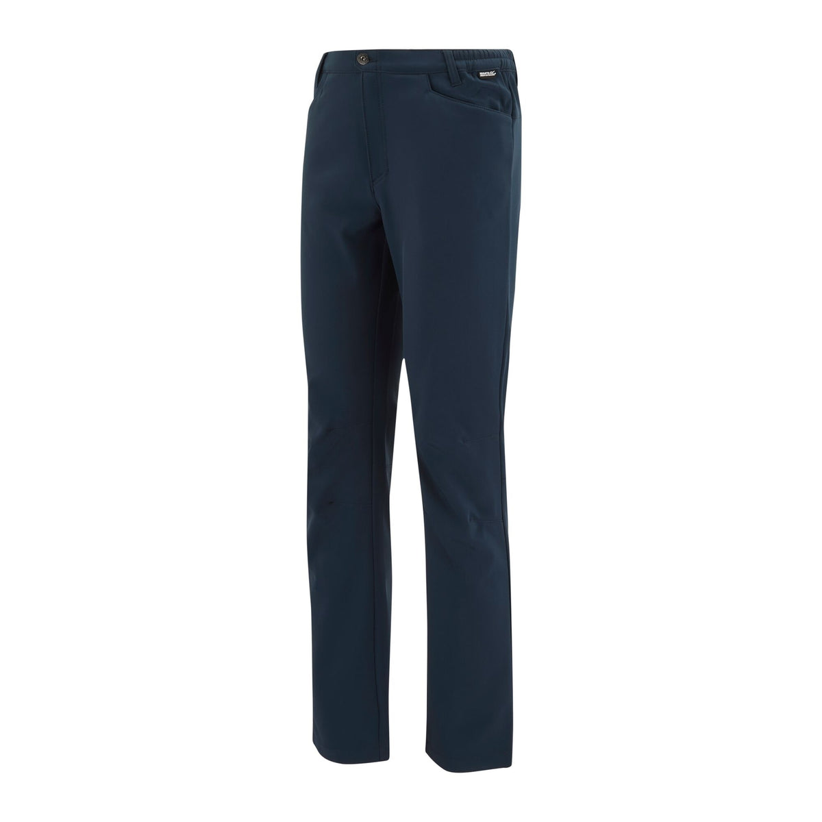Navy - Side - Regatta Mens Fenton Softshell Trousers