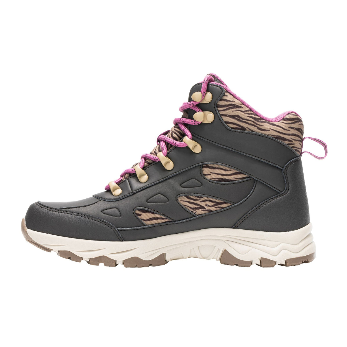 Dark Chocolate - Side - Regatta Womens-Ladies Vendora Zebra Walking Boots