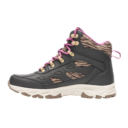 Dark Chocolate - Side - Regatta Womens-Ladies Vendora Zebra Walking Boots