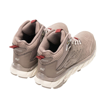 Mocha-Light Vanilla - Back - Regatta Womens-Ladies Derino Mid Cut Walking Boots