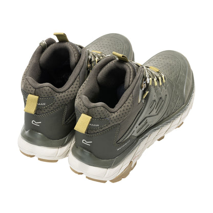 Olive Night-Desert Khaki - Back - Regatta Womens-Ladies Derino Mid Cut Walking Boots