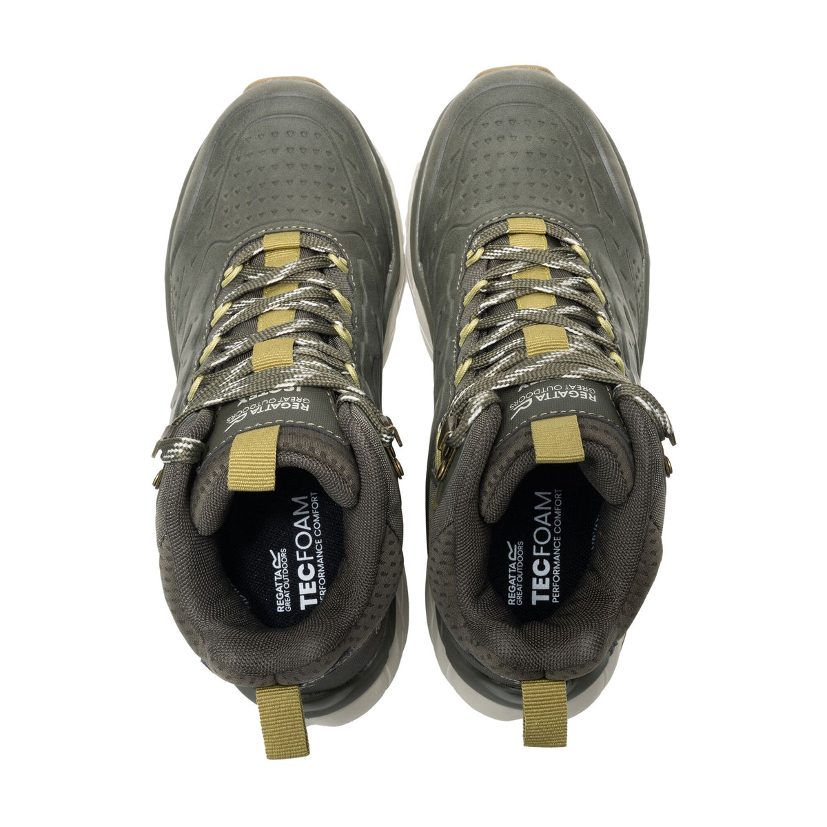 Olive Night-Desert Khaki - Lifestyle - Regatta Womens-Ladies Derino Mid Cut Walking Boots