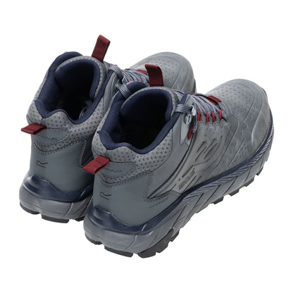 Granite-Navy - Back - Regatta Mens Derino Mid Cut Walking Boots
