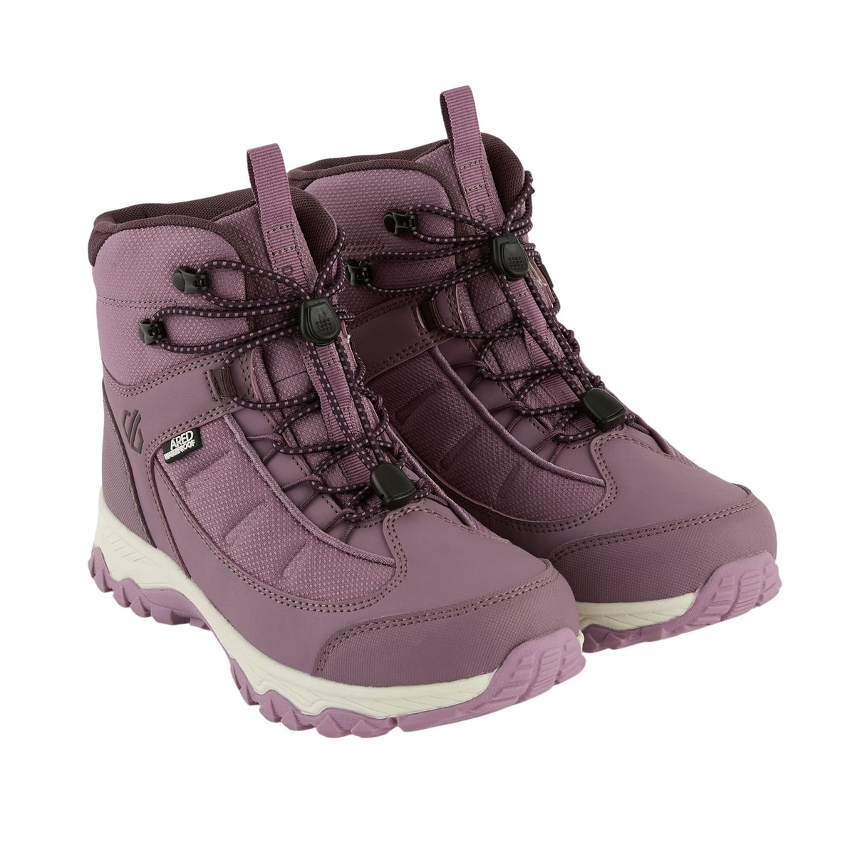 Dusky Orchid - Close up - Dare 2B Childrens-Kids Igloo Waterproof Snow Boots