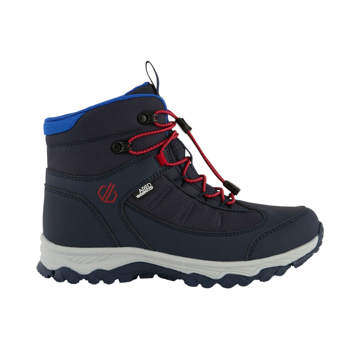 Dusky Blue - Front - Dare 2B Childrens-Kids Igloo Waterproof Snow Boots