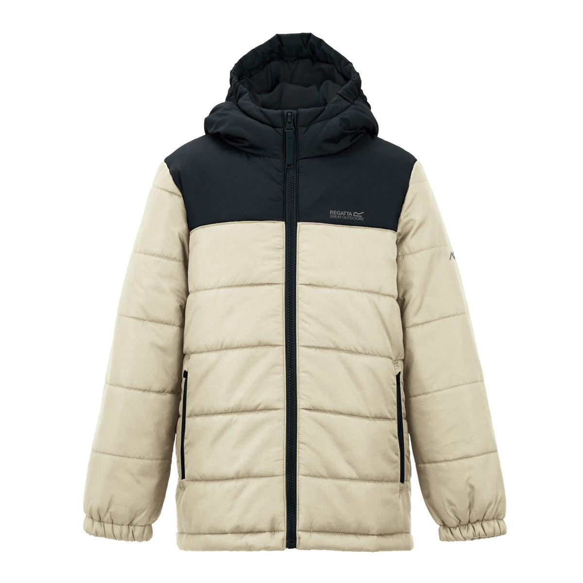 Black-Abbeystone - Front - Regatta Childrens-Kids Lofthouse Padded Jacket