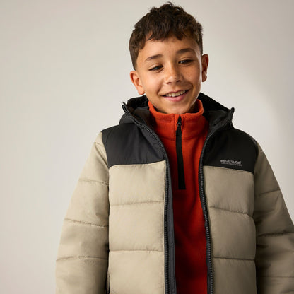 Black-Abbeystone - Lifestyle - Regatta Childrens-Kids Lofthouse Padded Jacket