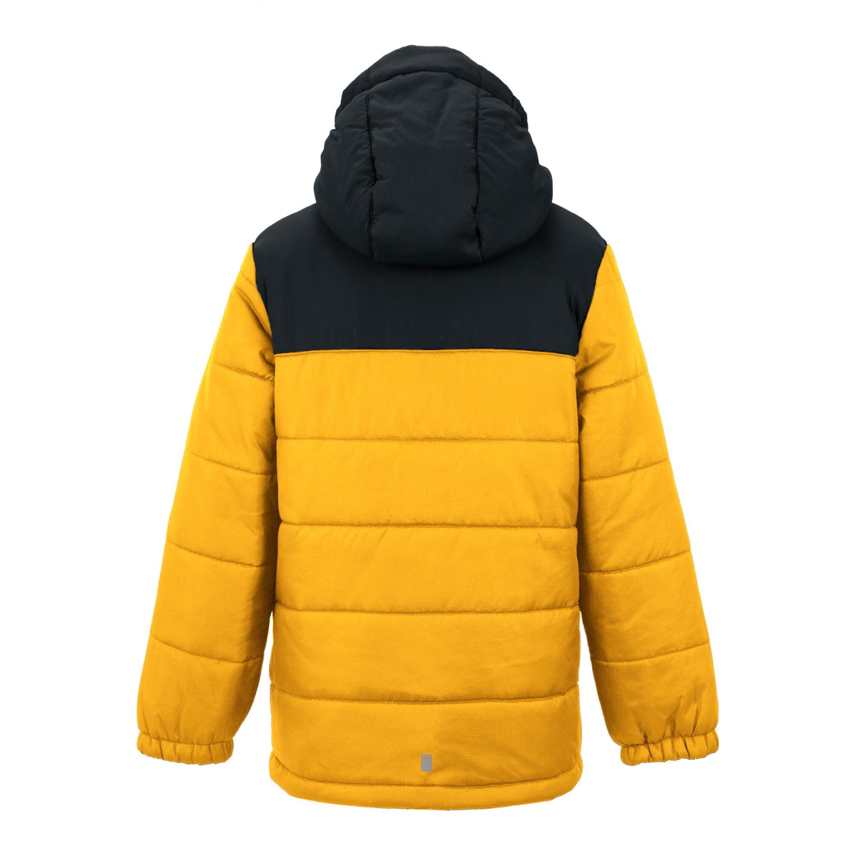 Black-Mustard - Back - Regatta Childrens-Kids Lofthouse Padded Jacket